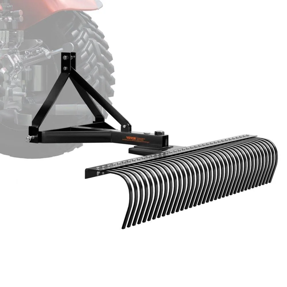 VEVOR VEVOR 72-inch Tow Dethatcher 36 Steel Tines 3-Point Hitch LR6S — product photo