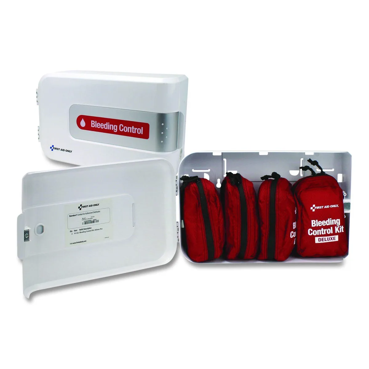 First Aid Only First Aid Only 91143 SmartCompliance Bleeding Control Station 64 Pieces — product photo