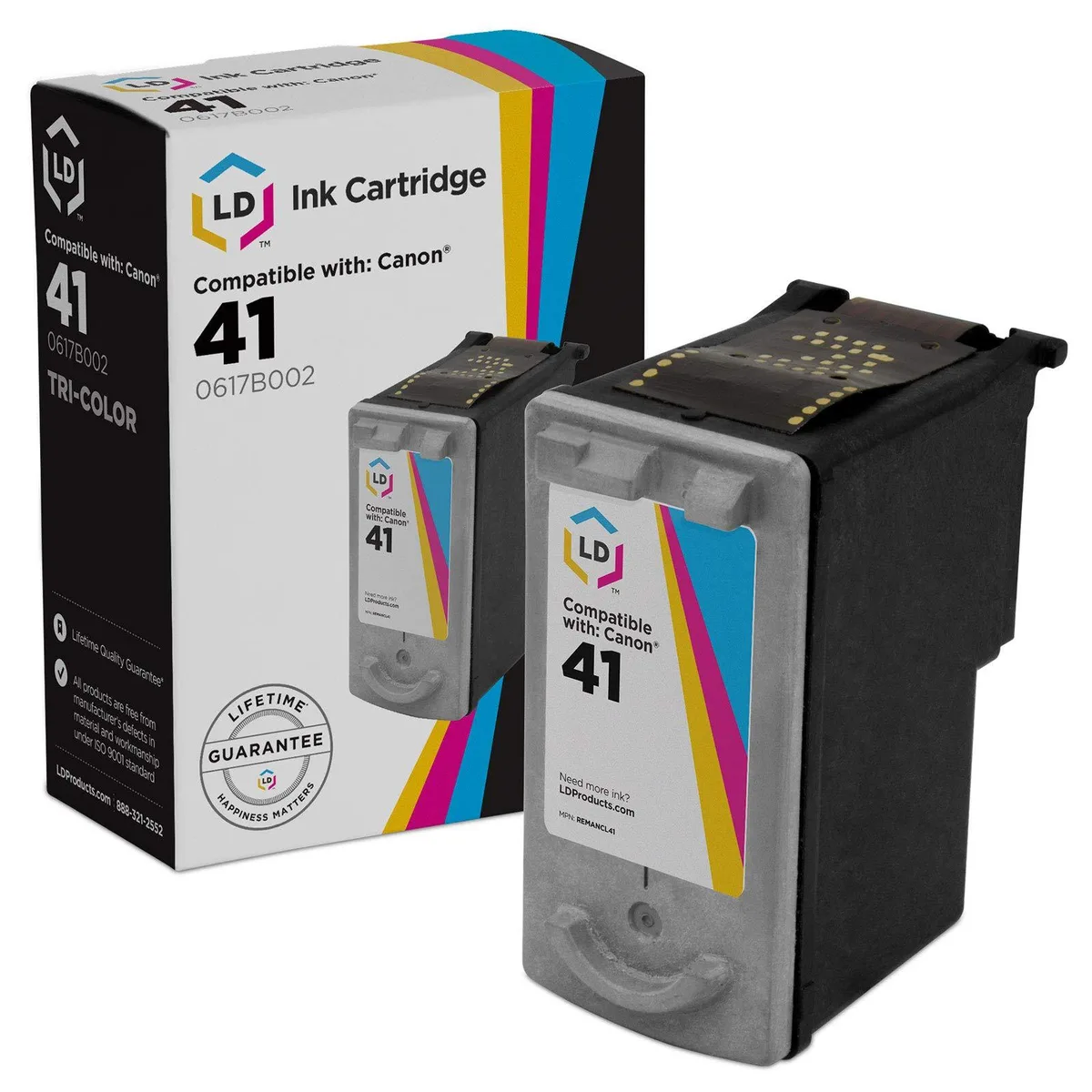 LD Products LD Products Remanufactured Ink Cartridge CL-41 Tri-Color 312 Pages — product photo