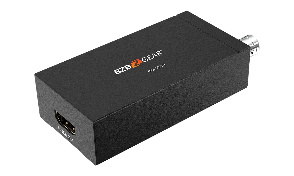 BZBGEAR BZBGEAR BG-3GSH 3G-SDI to HDMI audio video converter — product photo