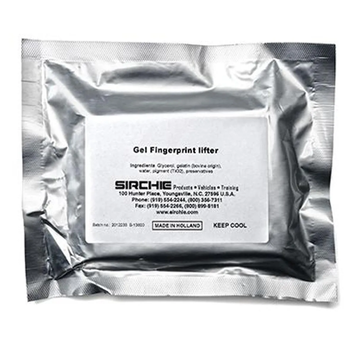 Sirchie Sirchie White Rubber Gel Fingerprint Lifters 12 Pack — product photo