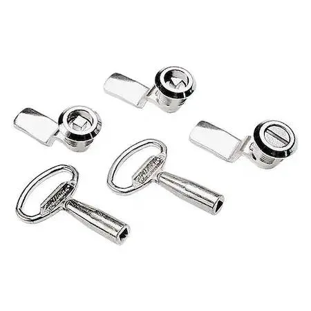 HOFFMAN AL31 latch kit, zinc-plated steel, quarter-turn hardware for NEMA 12 enclosures