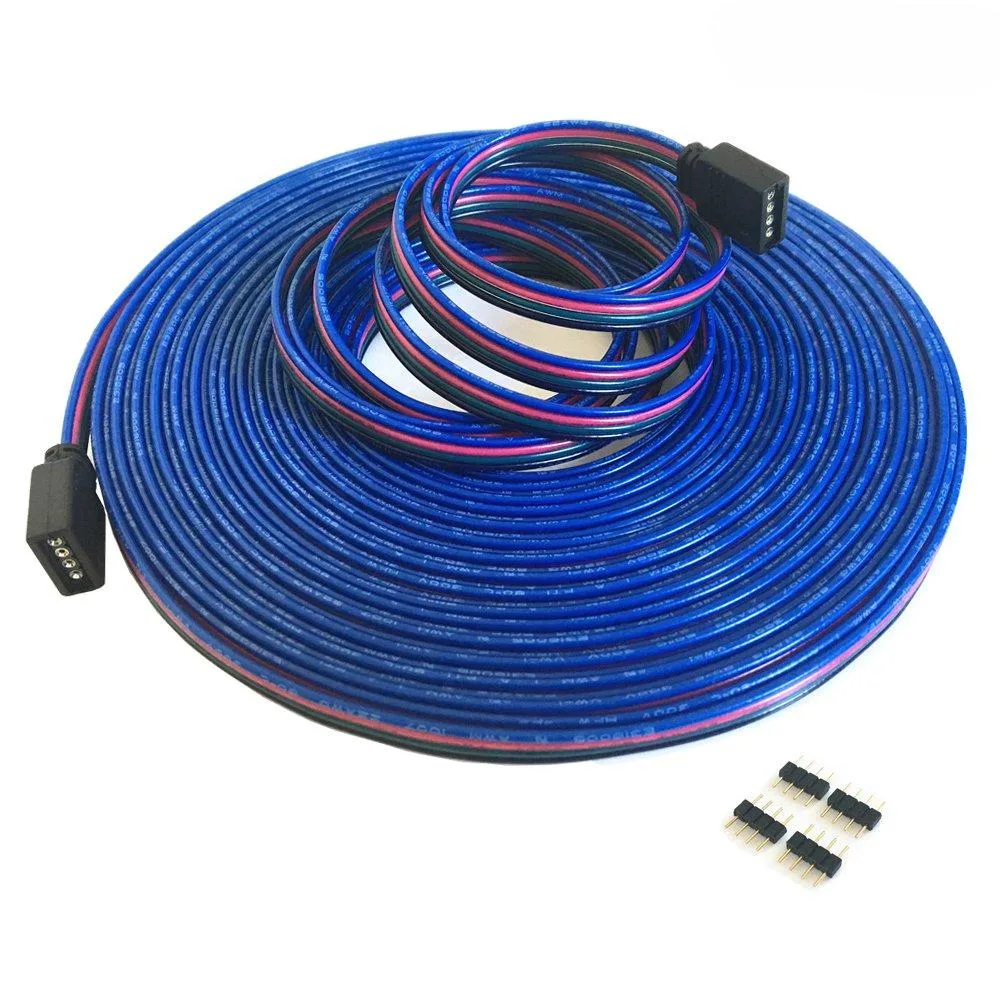  10m 32.8ft RGB LED Strip Extension Cable 4 Pin 5050 3528 — product photo