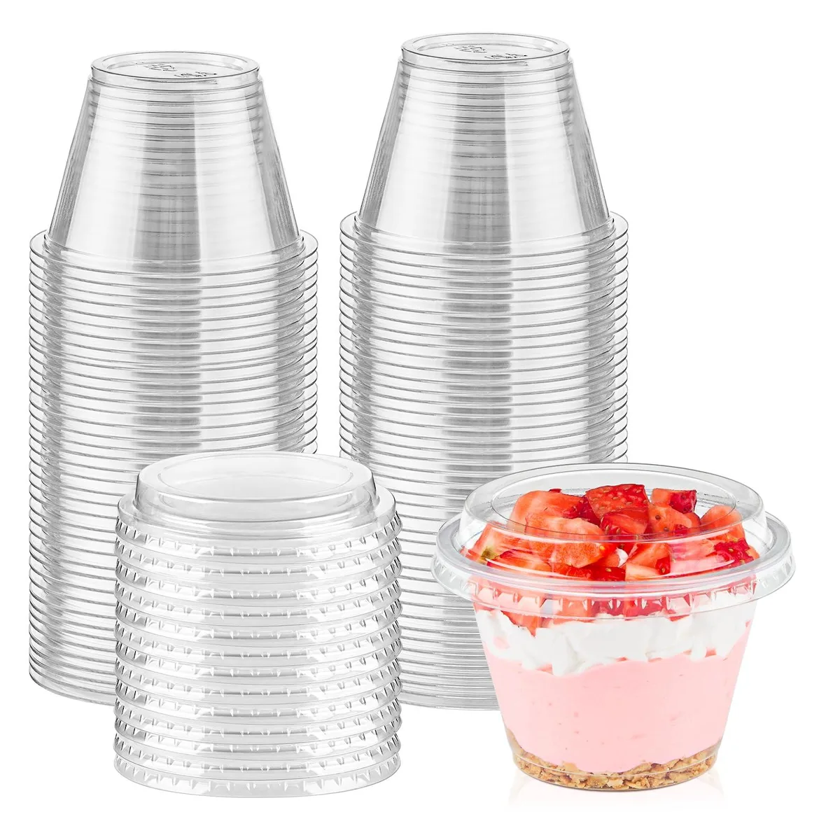  Qeirudu Q066 6 oz Clear Dining Bowls 50 Pack — product photo
