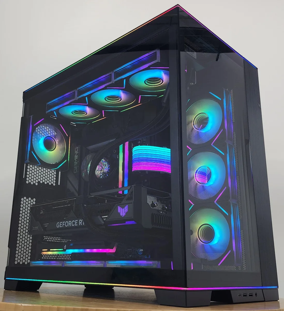 Custom Custom Ryzen 7 9800X3D RTX 4080 32GB 2TB gaming PC — product photo