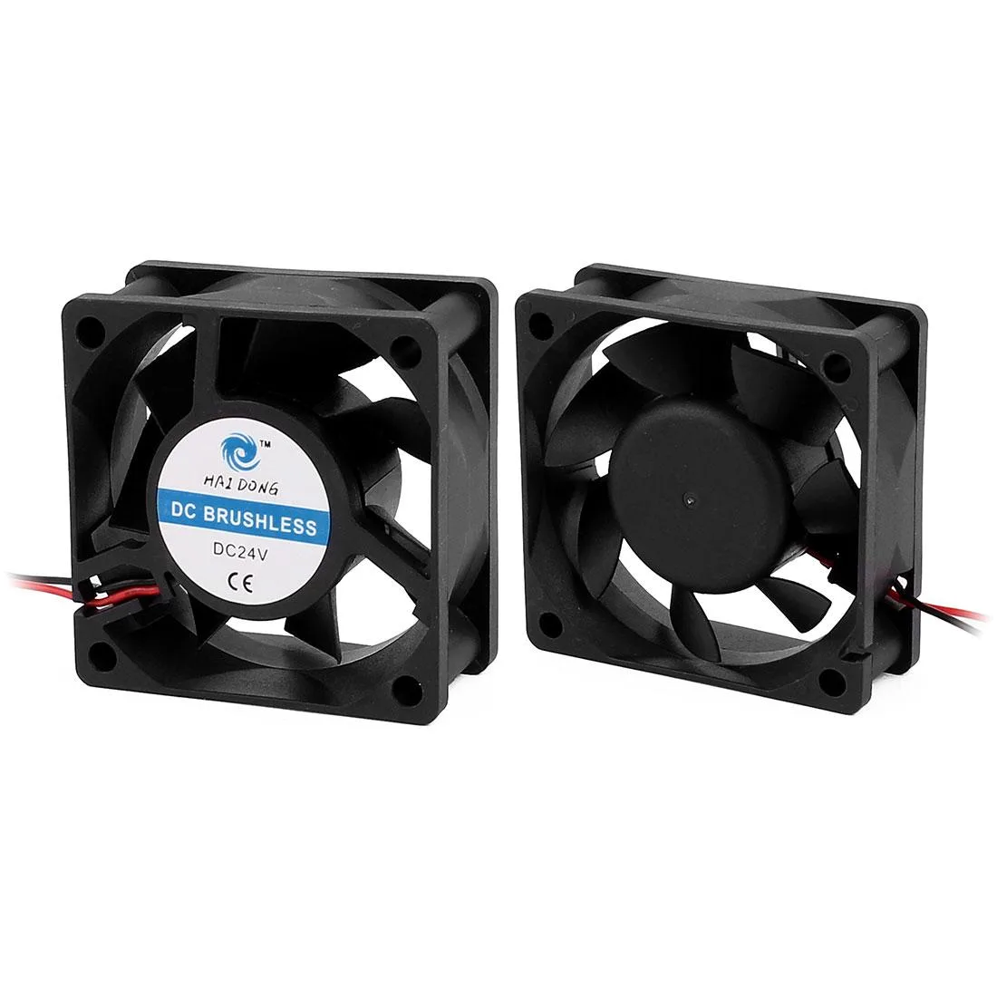 Unique-Bargains Unique-Bargains 24V 60x60x25mm 7-Vane Case Fan 2-Pack — product photo