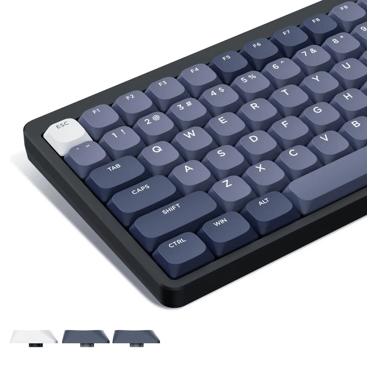 Womier Womier Low Profile Keycaps 144 Keys PBT Grey — product photo