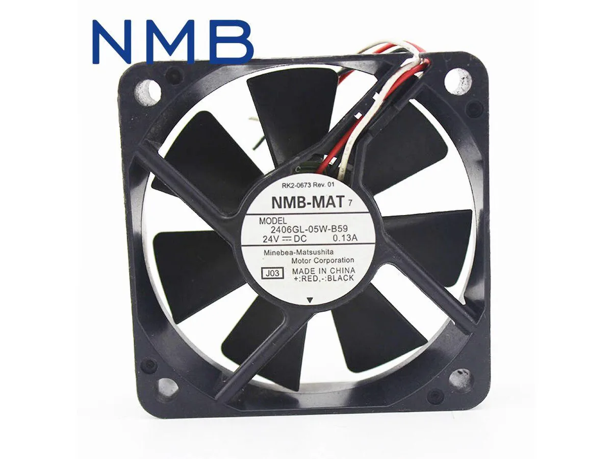 Fans Fans 2406GL-05W-B59 6015 60mm 24V 0.13A case fan — product photo