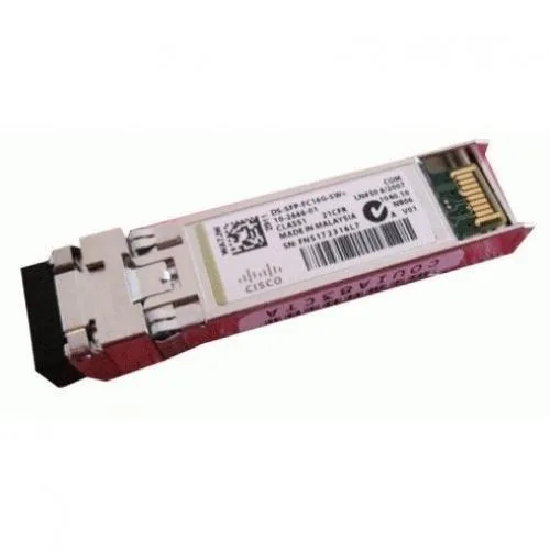 Cisco Systems, Inc. Cisco Systems, Inc. DS-SFP-FC16G-SW= 16Gb Fibre Channel SFP+ transceiver server accessory 850 nm 400 m — product photo
