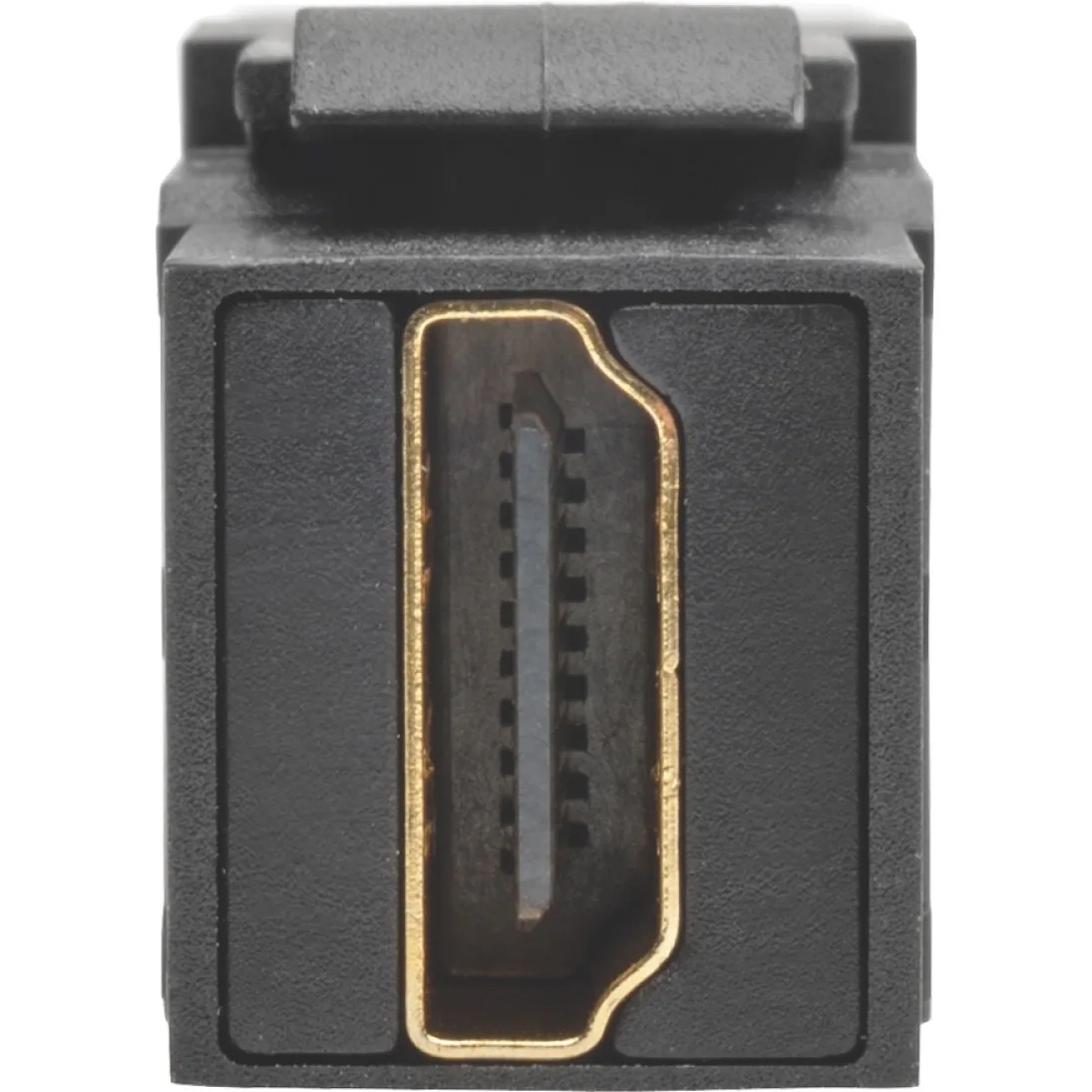 Tripp Lite Tripp Lite P164-000-KPA-BK HDMI Keystone Panel Mount Angled Coupler F/F Black — product photo