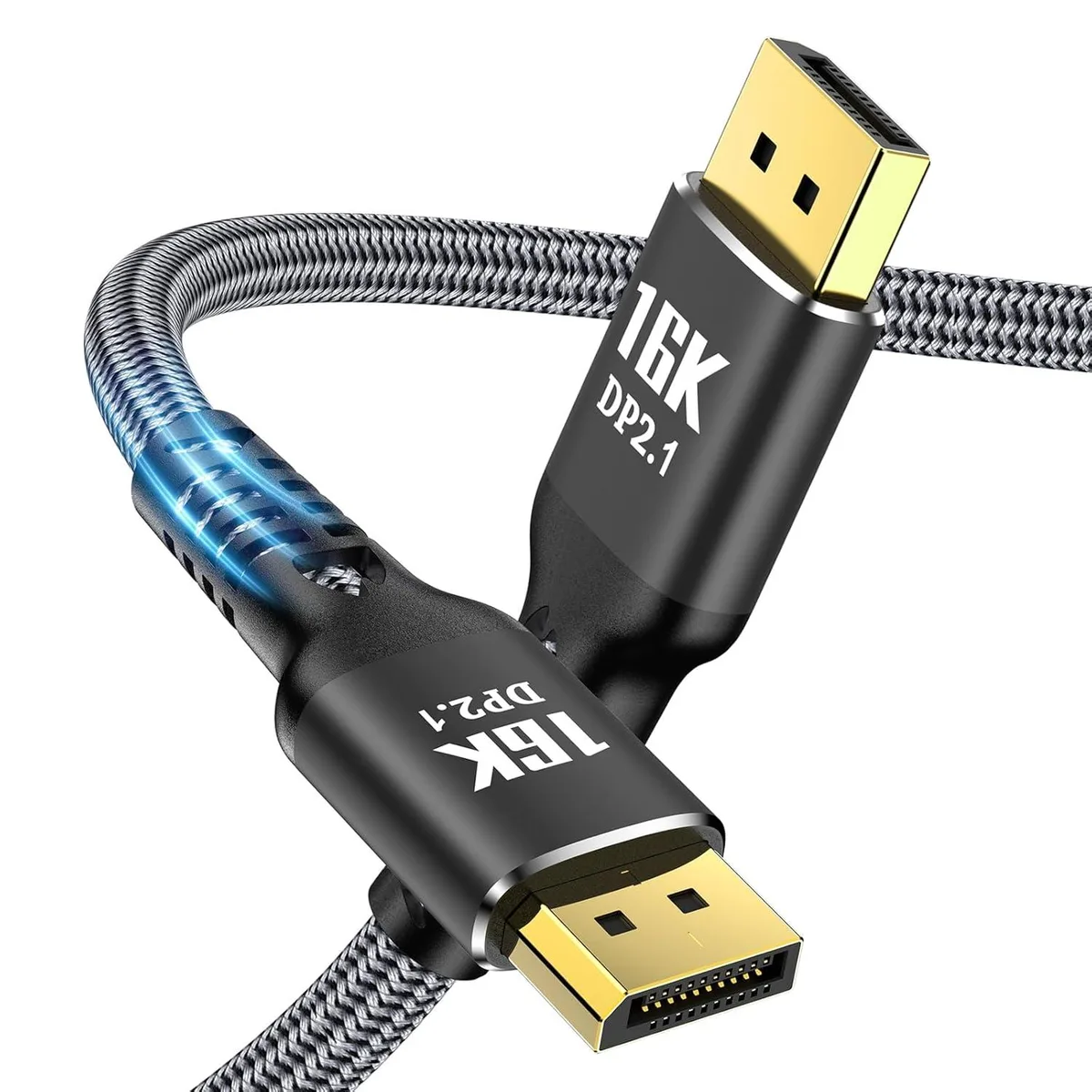 LUOM LUOM A0108 DisplayPort 2.1 cable 10 ft 80Gbps 16K@60Hz — product photo