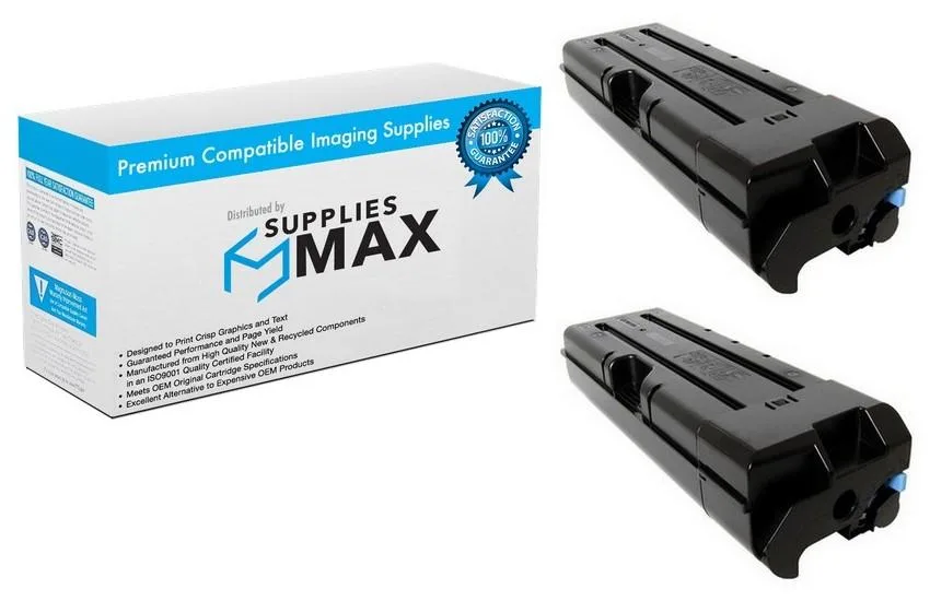 SuppliesMax SuppliesMax Compatible Toner Cartridge 2 Pack TK-6709 70000 Pages Black — product photo