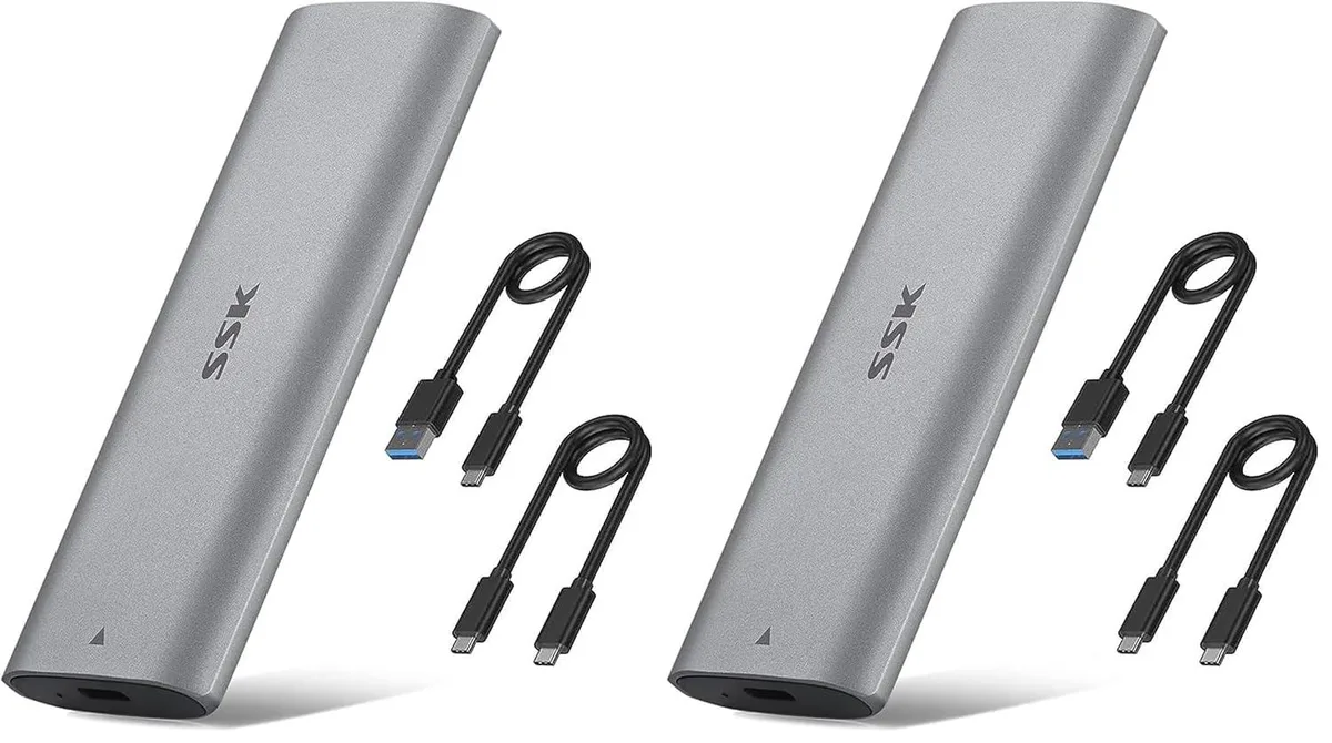 LORDWORLD LORDWORLD M.2 NVMe Enclosure 10Gbps USB 3.2 Pack of 2 — product photo