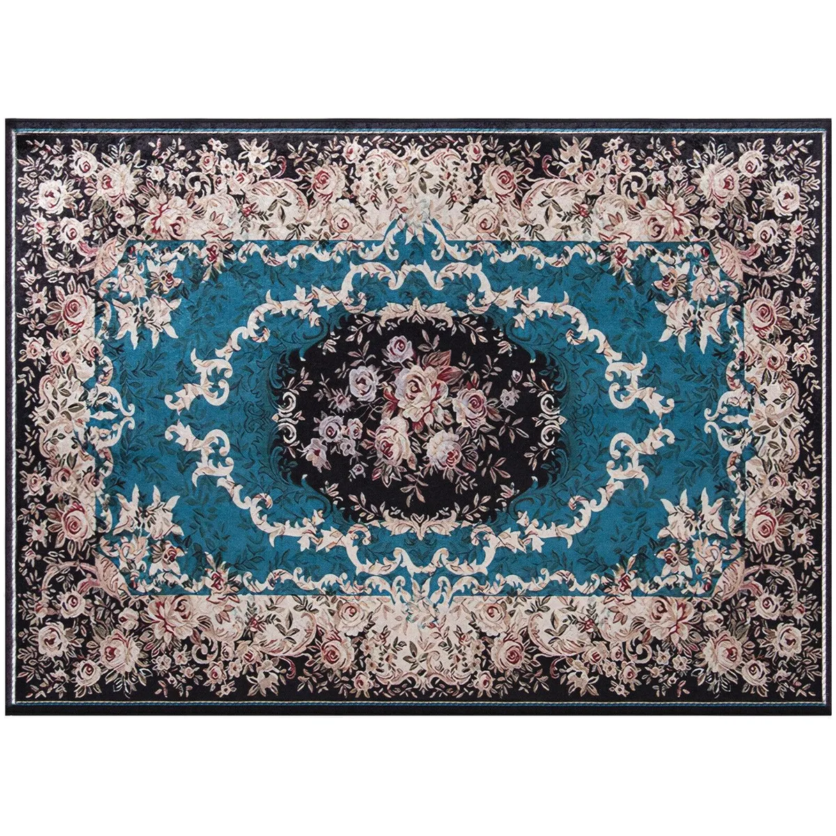 SlickBlue SlickBlue Multi Area Rug 6'7" x 4'8 — product photo
