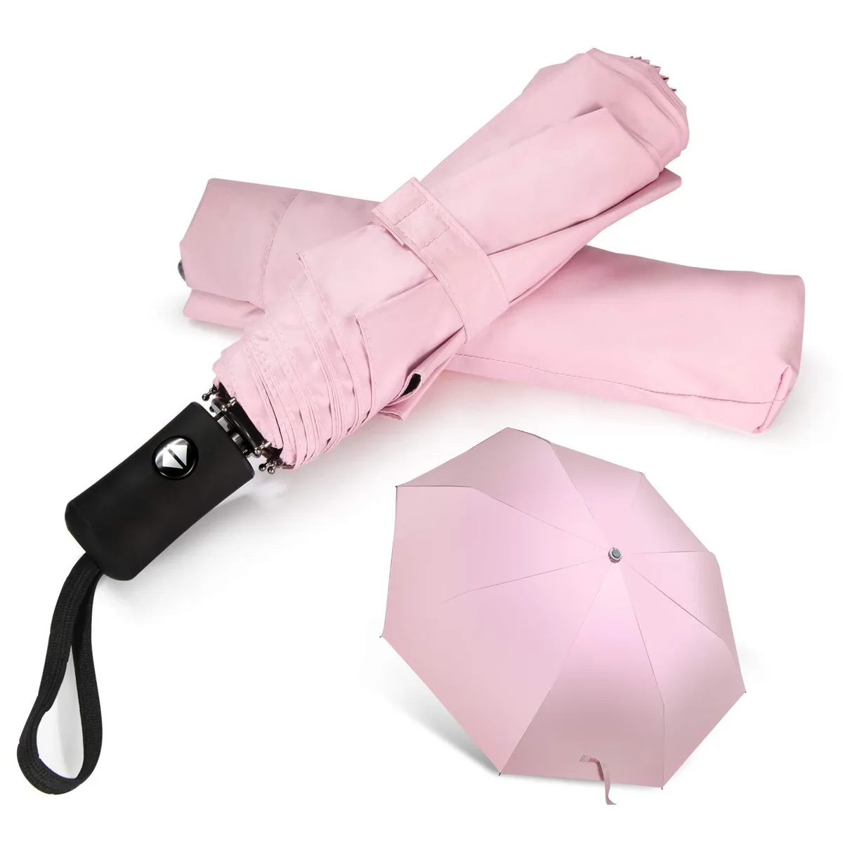  Shinok A-02 Umbrella 11" Folded 13oz Auto Open/Close 8 Ribs UV 95% Clear — product photo
