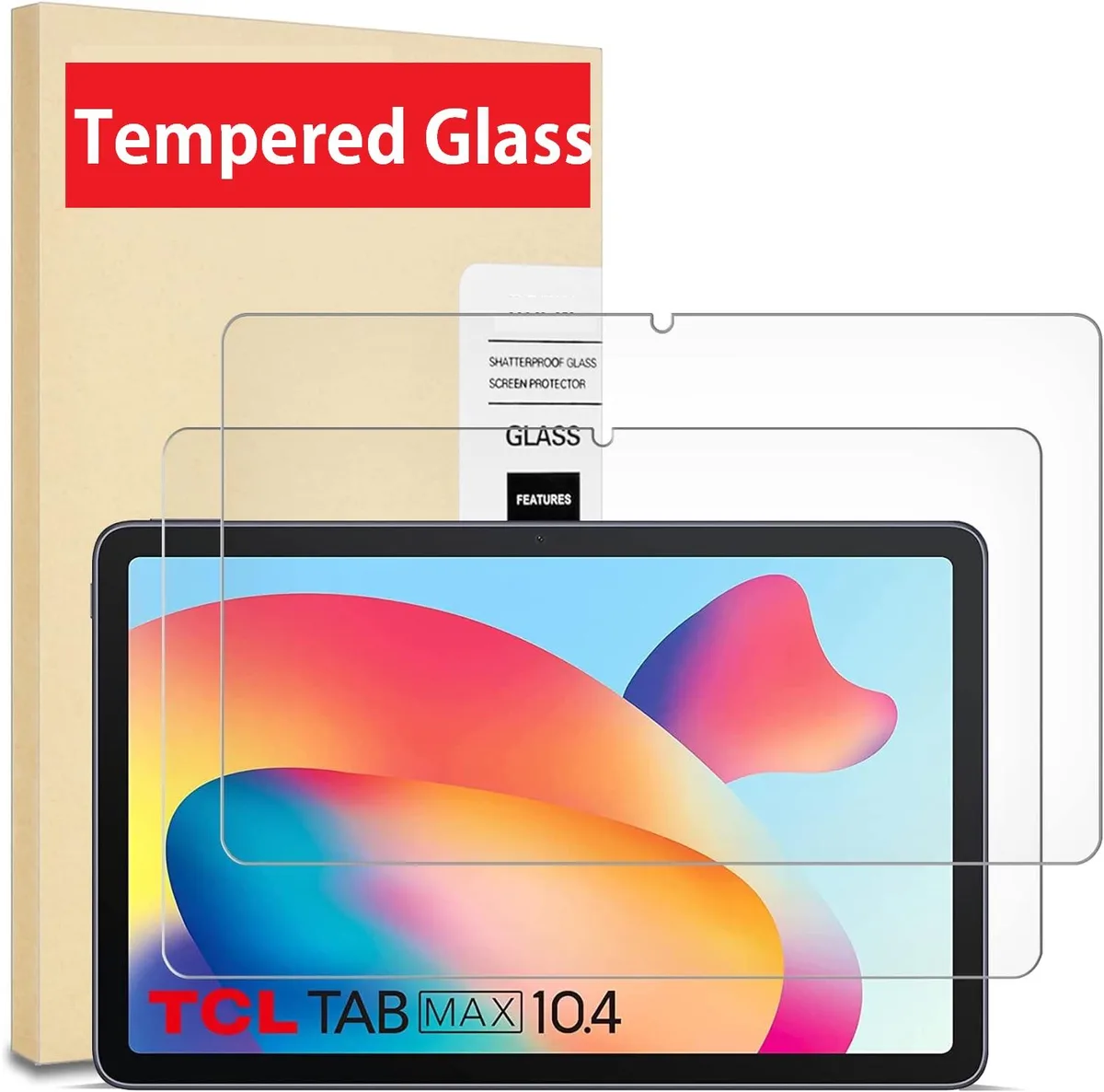 anicestore anicestore 9296Q TCL TABMAX 10.4 10.36 Inch Tempered Glass Screen Protector 2 Pieces e-book accessory — product photo