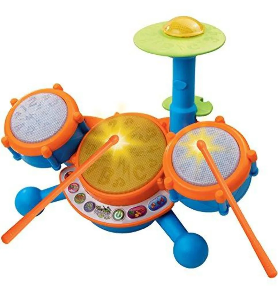VTech KidiBeats Kids Drum Set Orange 16 sounds — product photo
