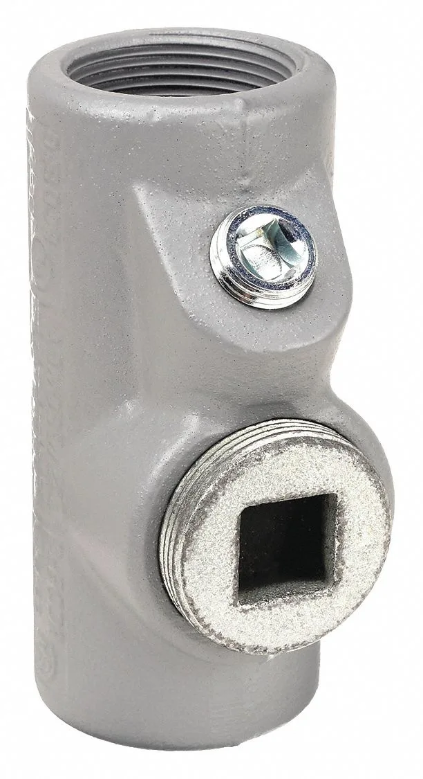 Threaded iron sealing conduit with zinc plated silver finish
