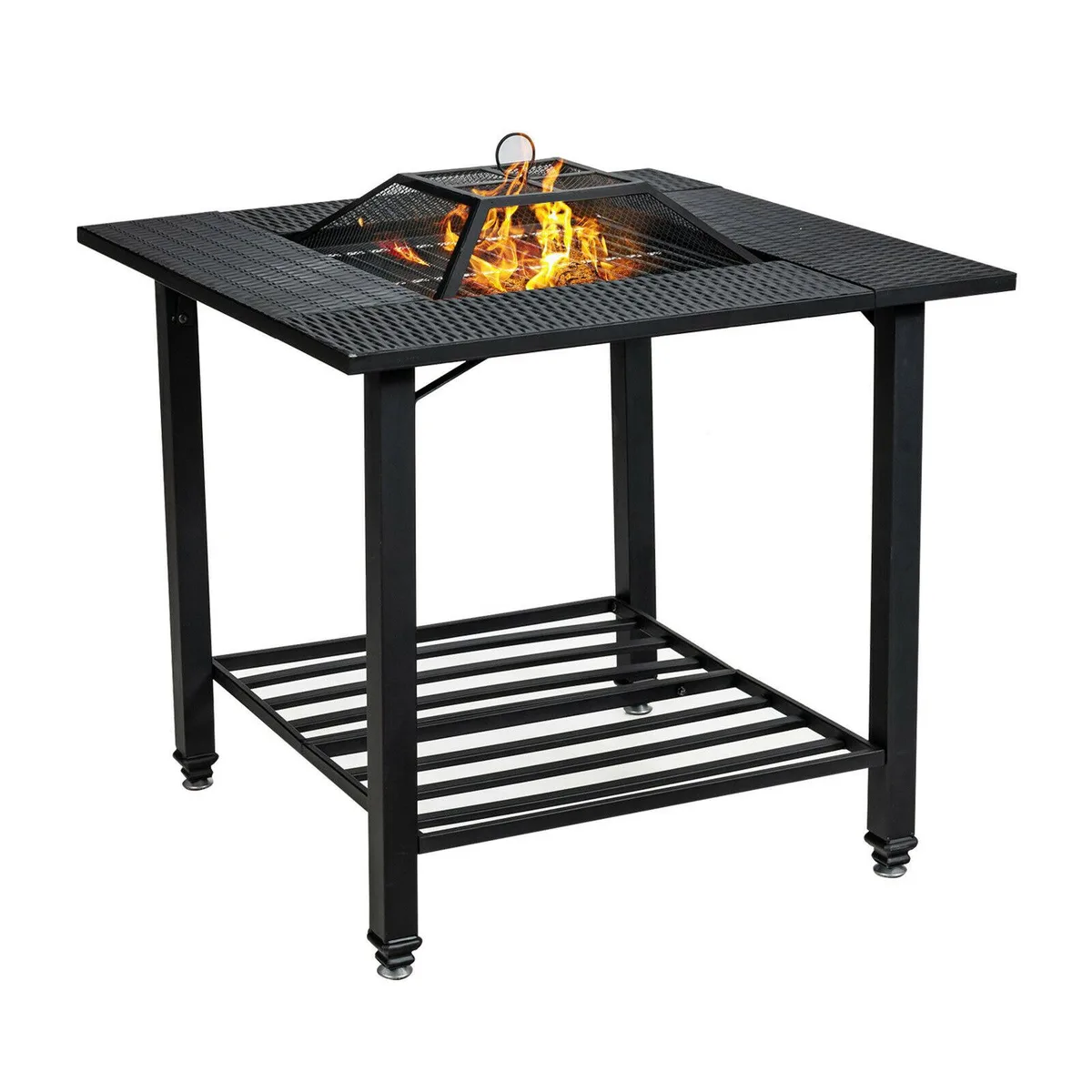 SlickBlue SlickBlue 31 Inch Fire Pit Dining Table with BBQ Grate — product photo