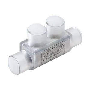 Burndy Burndy BISR2 Multitap Connector Aluminum Clear Hex 2 Port — product photo