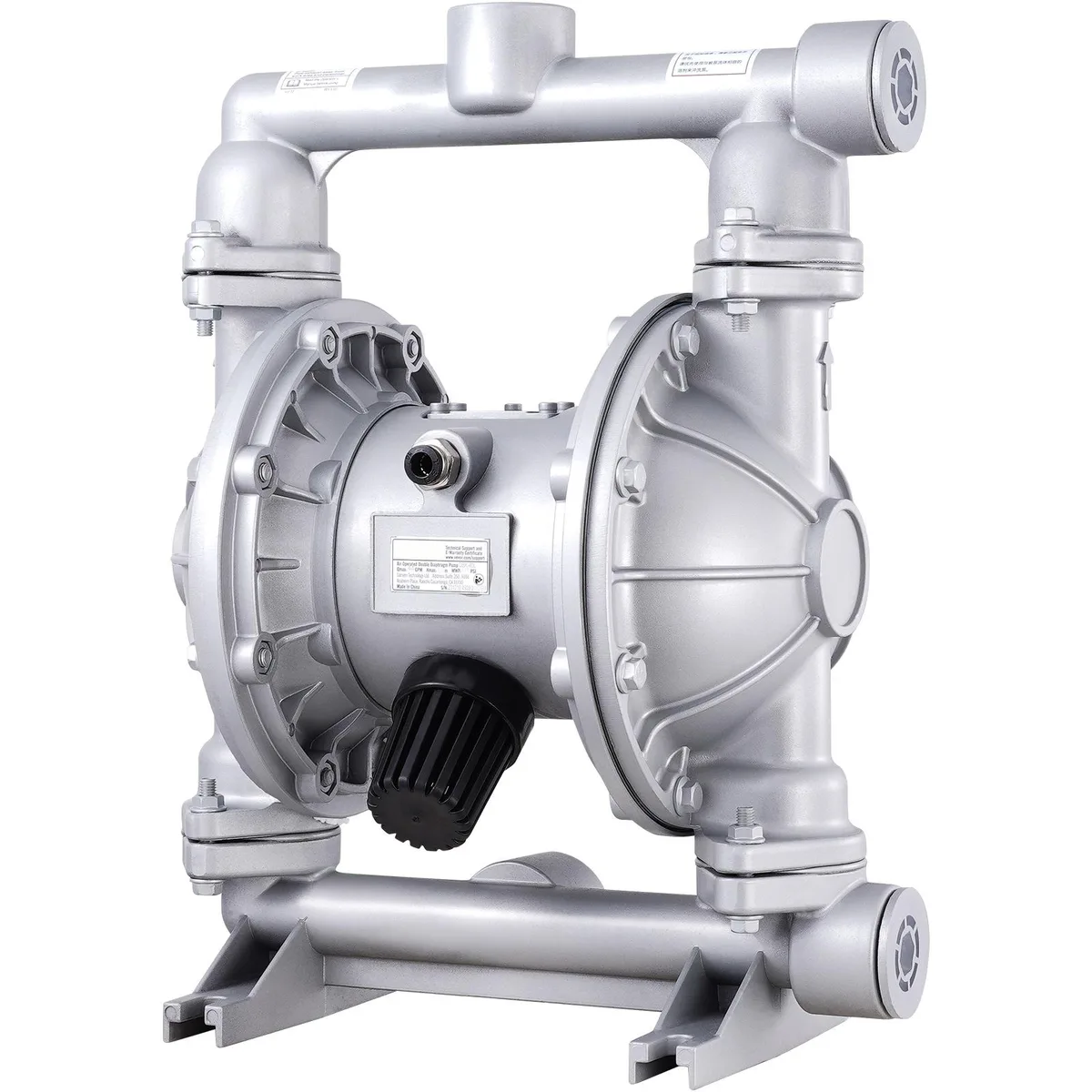 VEVOR VEVOR QBK-40L Air Diaphragm Pump 44GPM 115PSI 1.5in PTFE Aluminum 2 Diaphragms — product photo
