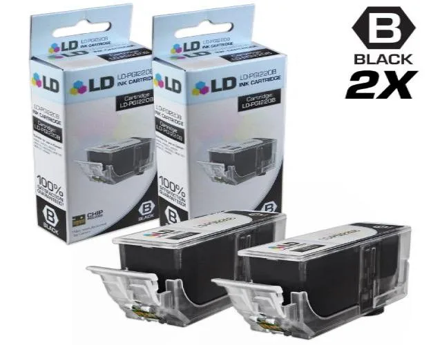 LD Products LD Products PGI-220B Pigment Black Ink Cartridge 2-Pack — product photo
