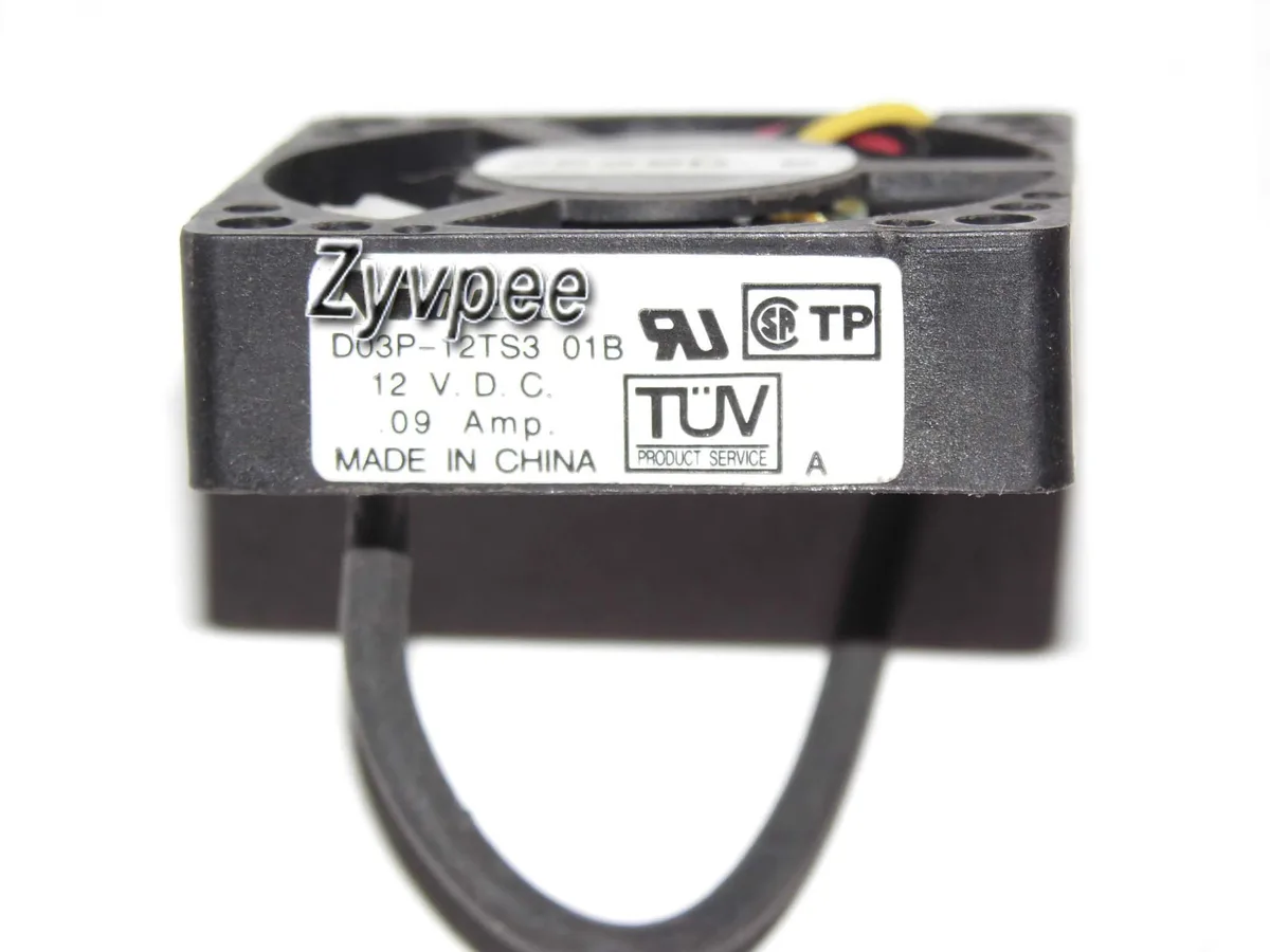 Zyvpee Zyvpee D03P-12TS3 01B 35mm 12V 3-pin case fan — product photo