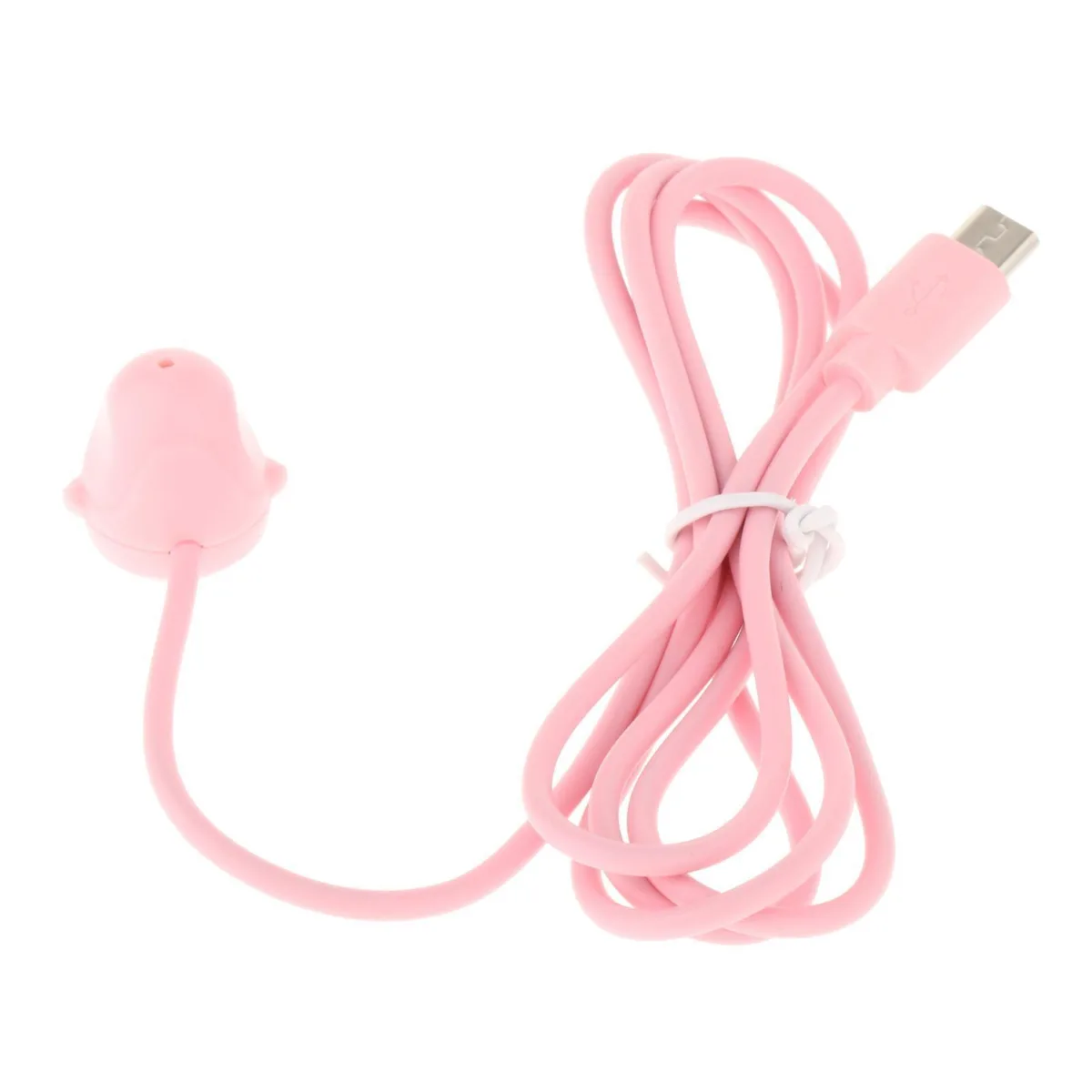 Pink automatic screen clicker head with 97cm cable and blue indicator light