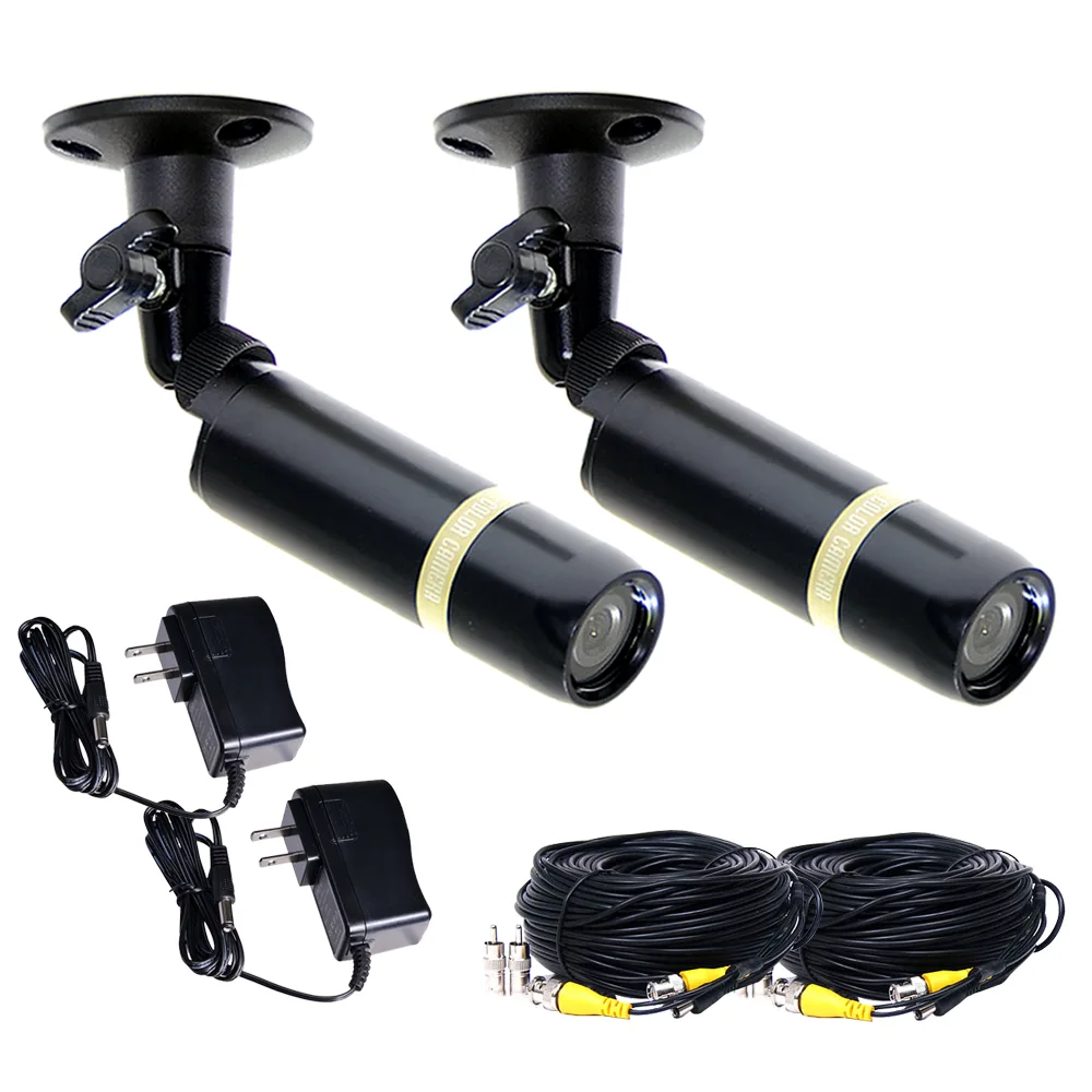 VideoSecu VideoSecu BC27BKC2 2-Camera CCTV Kit 480 TVL 3.6mm BNC 12V — product photo