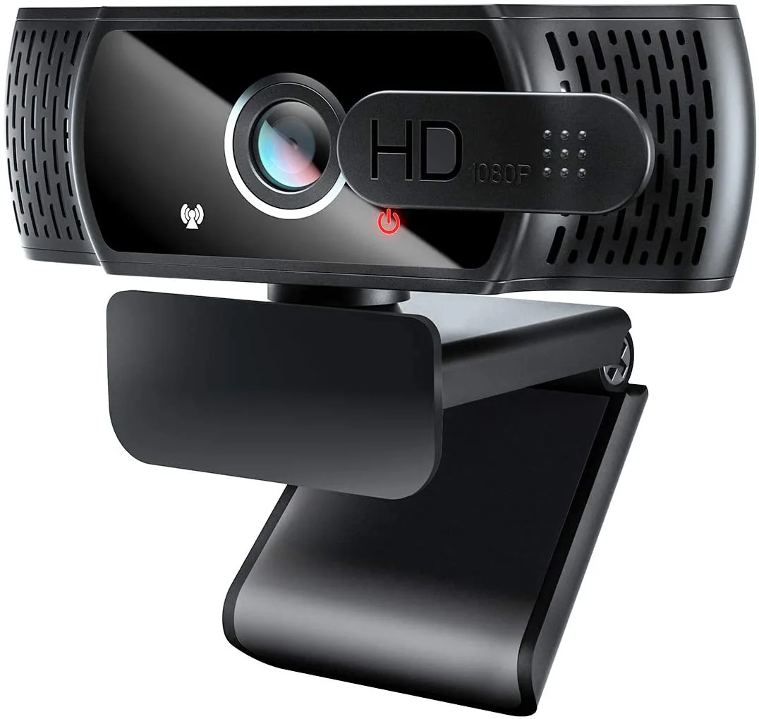 Corn Electronics Corn Electronics 1080P Webcam with Privacy Cover 110° 30fps 2.0M Black — product photo