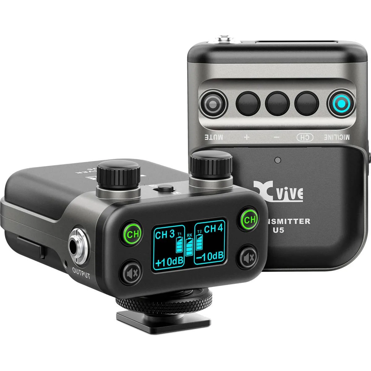 Xvive Audio Xvive Audio U5 Wireless Lavalier Microphone System 90 ft Range — product photo