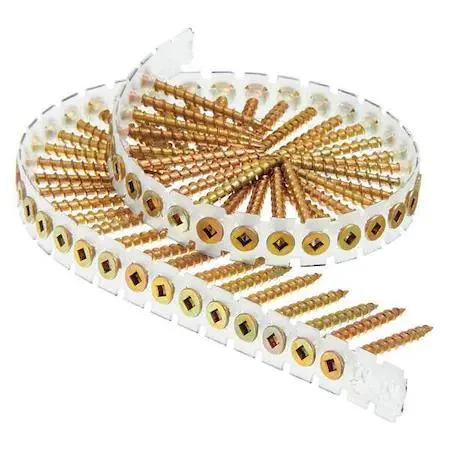  SENCO #8 x 1-3/4 in Wood Screw Steel Flat Head Square Drive 4000 PK — product photo