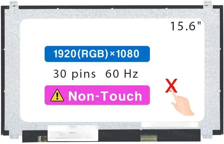 NUOLAISUN NUOLAISUN 15.6" FHD 1920x1080 30-pin Non-Touch for HP ProBook 650 G4 G5 — product photo