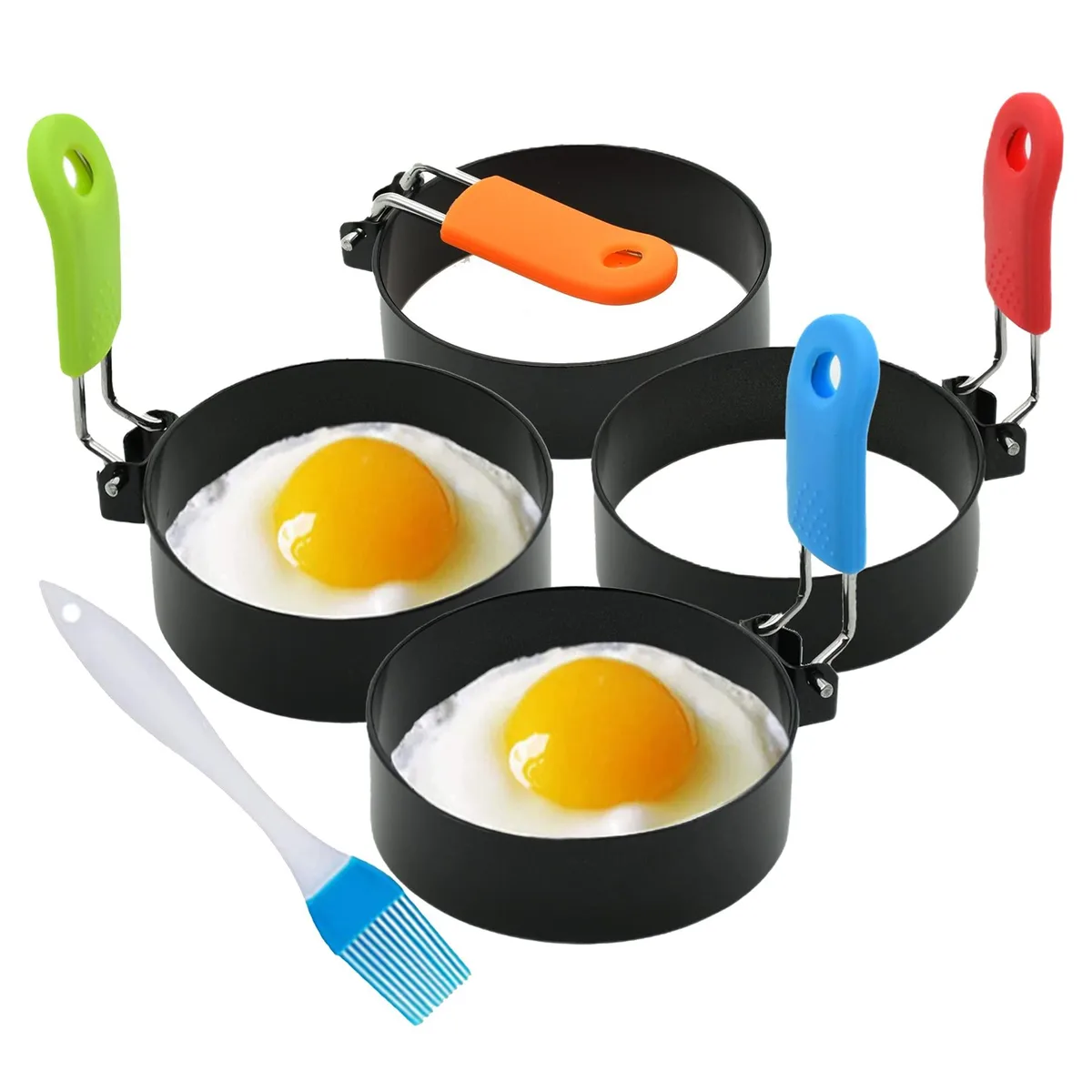  Borsun Egg Rings 4-pack 7.5 cm 2.1 cm high — product photo