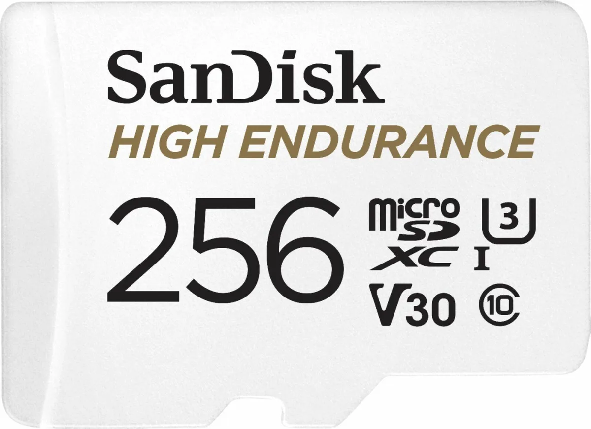 SanDisk SanDisk High Endurance microSDXC 256GB UHS-I U3 V30 100/40MB/s — product photo