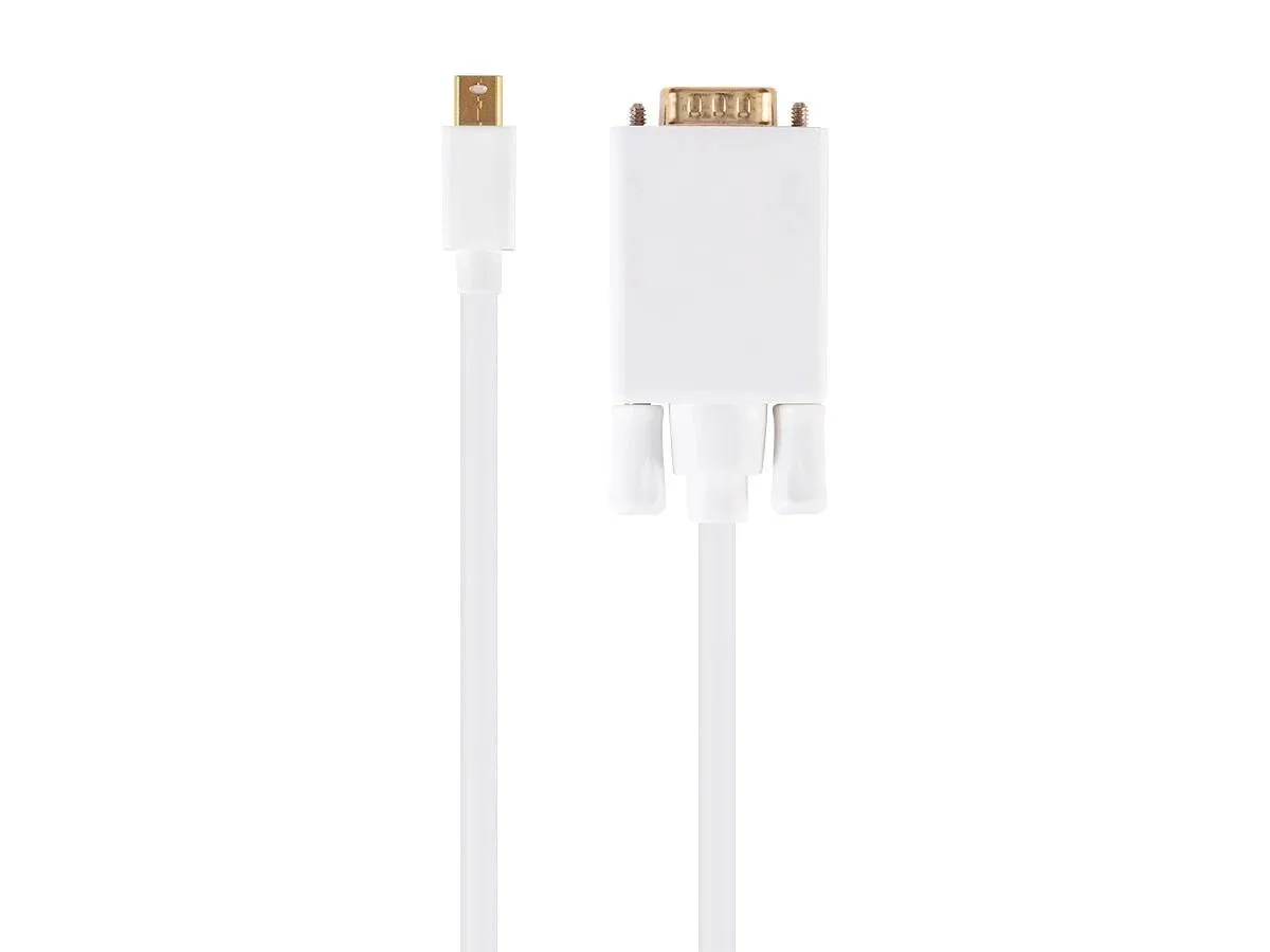 Monoprice Inc. Monoprice 106004 10 ft 32AWG Mini DisplayPort to VGA Cable White — product photo