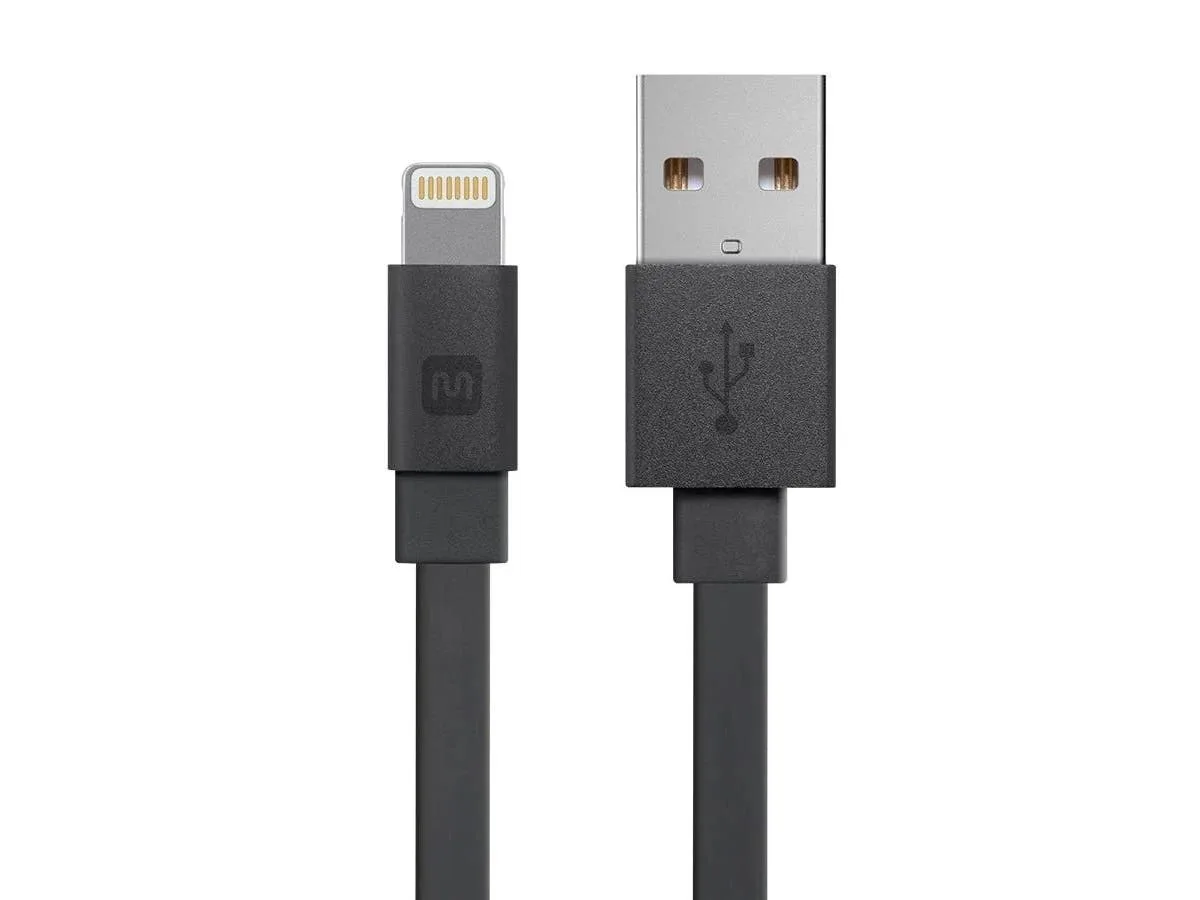 Monoprice Inc. Monoprice Inc. 112857 Flat Lightning Cable 3ft Black Cabernet Series — product photo