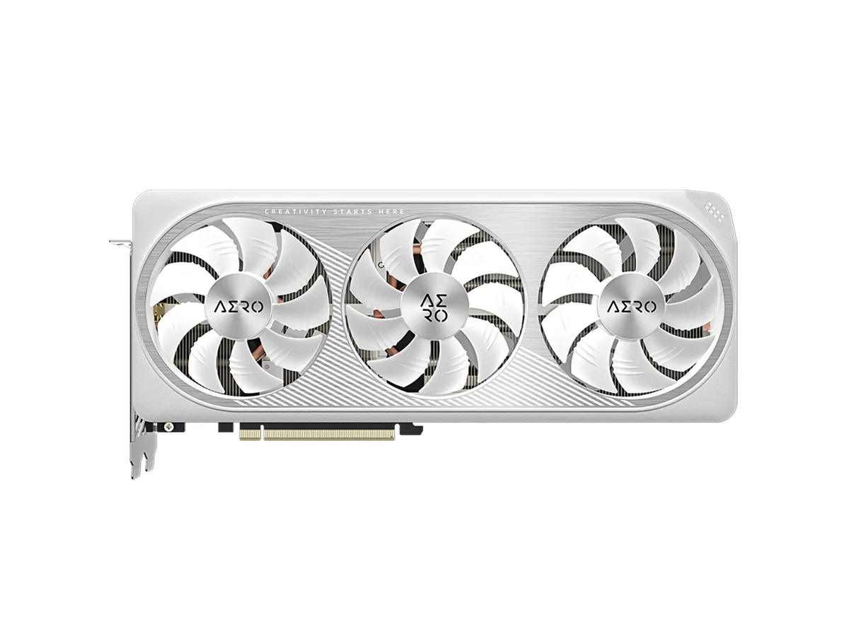 GIGABYTE GIGABYTE GV-N4070AERO OCV2-12GD GeForce RTX 4070 12GB graphics card — product photo