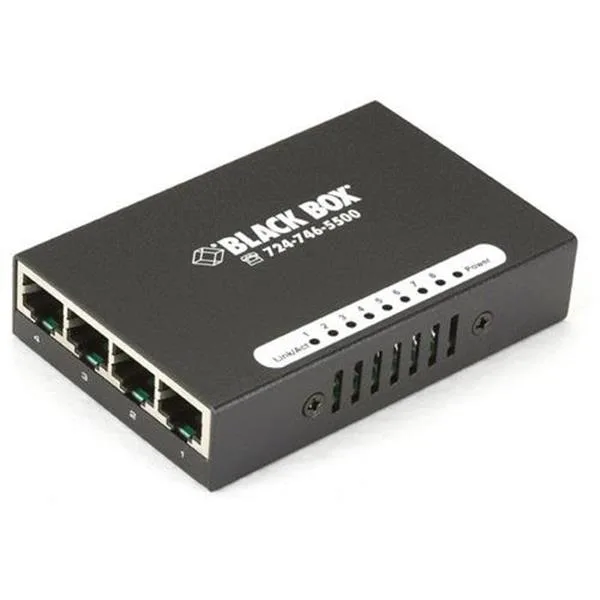 Black Box Corporation Black Box Corporation LBS008A 8-Port 10/100 Network Switch — product photo