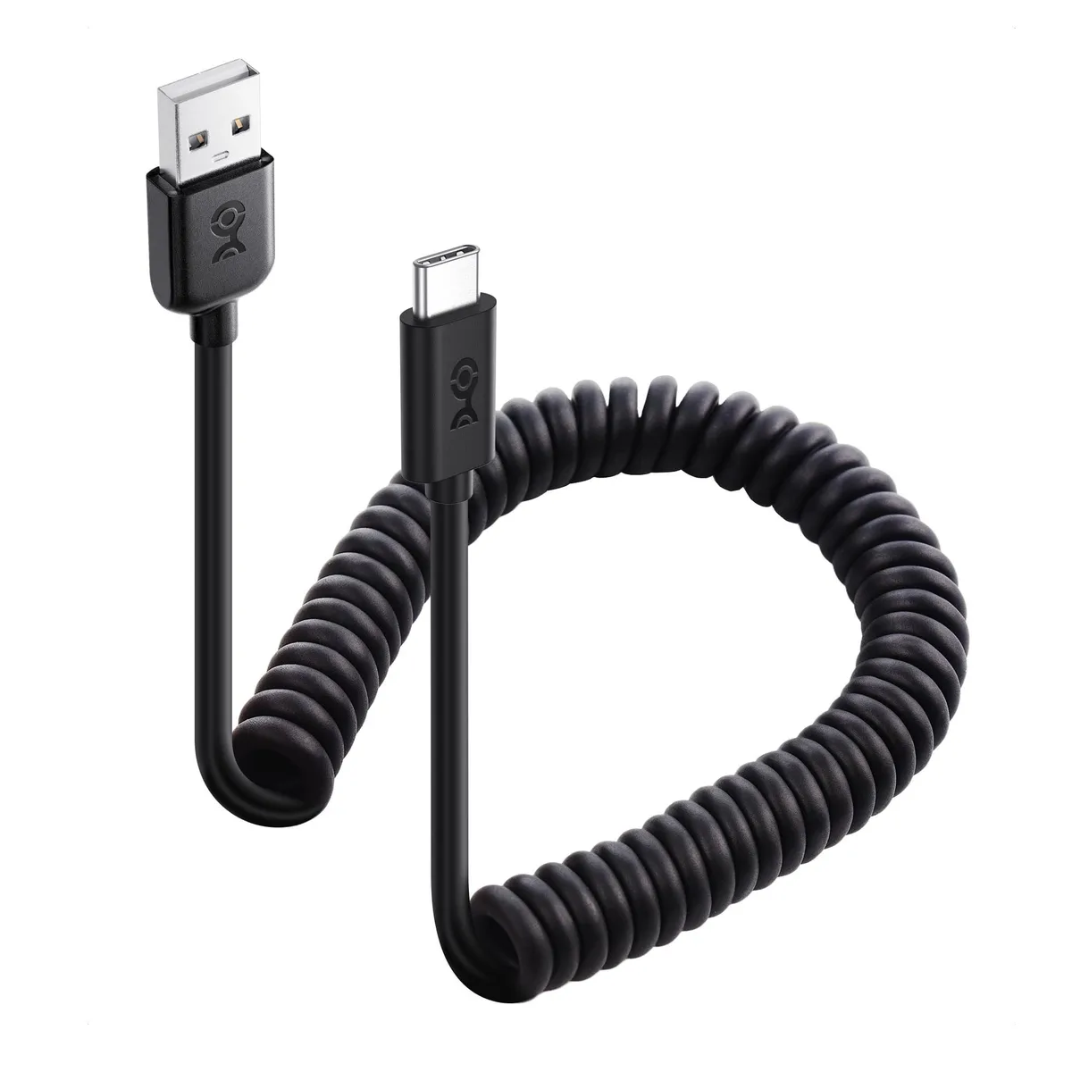 Belkin Samsung Gala USB-A to USB-C Coiled Cable 3 ft 40W Orange — product photo