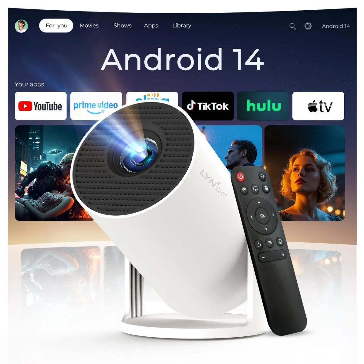  ViewSonic X1BR DLP business projector 3000 ANSI lumens 1080p WiFi 6 Bluetooth 5.3 — product photo