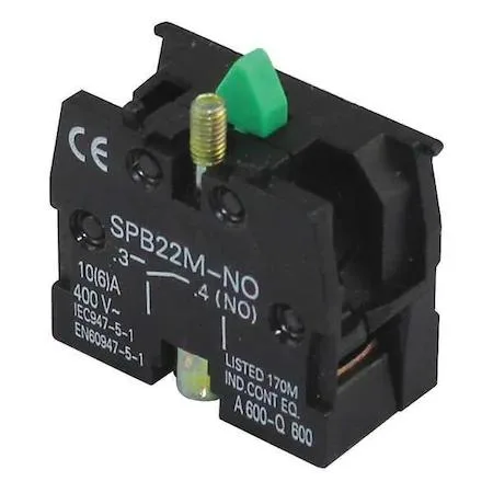 Dayton Dayton 20C816 Contact Block 10A NO 22mm industrial power supply — product photo