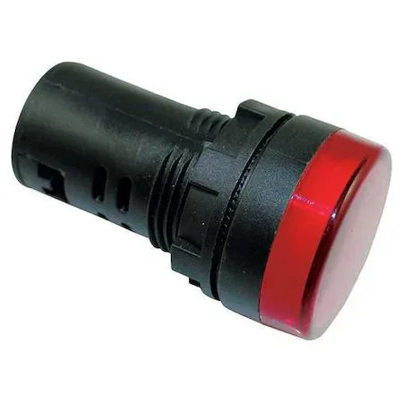 Dayton Dayton 22NZ06 Raised Panel Light 22mm 120V AC Red — product photo