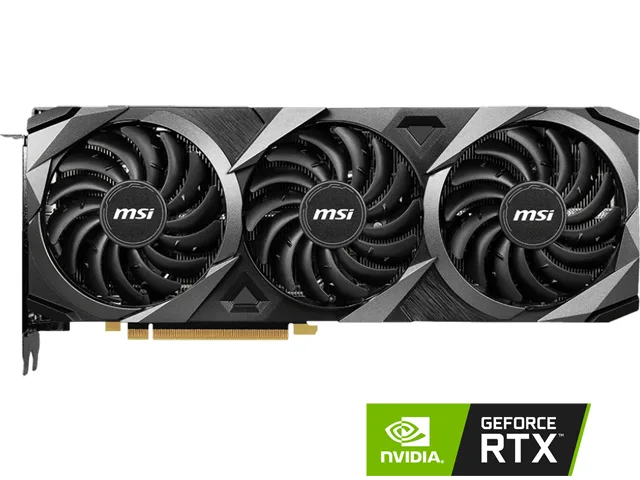 MSI MSI RTX 3080 VENTUS 3X PLUS 12G OC LHR graphics card — product photo