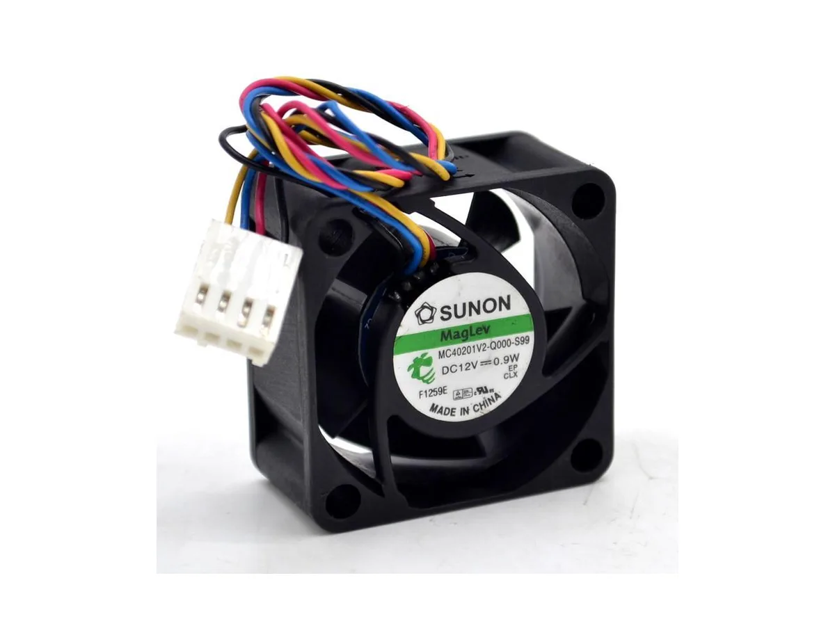 Fans Fans MC40201V2-Q000-S99 4020 12V 0.9W 4-wire PWM case fan 40x40x20mm — product photo