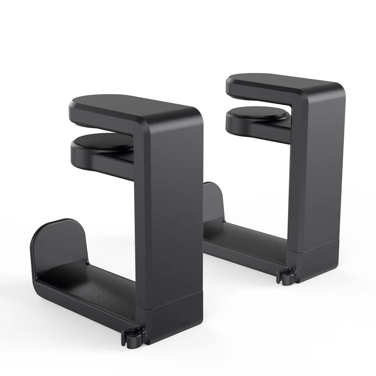 Beyerdynamic ZUM-EMHPHOOK headphone stand, clamp 8–40 mm, 360° swivel, black, 2 pack — product photo