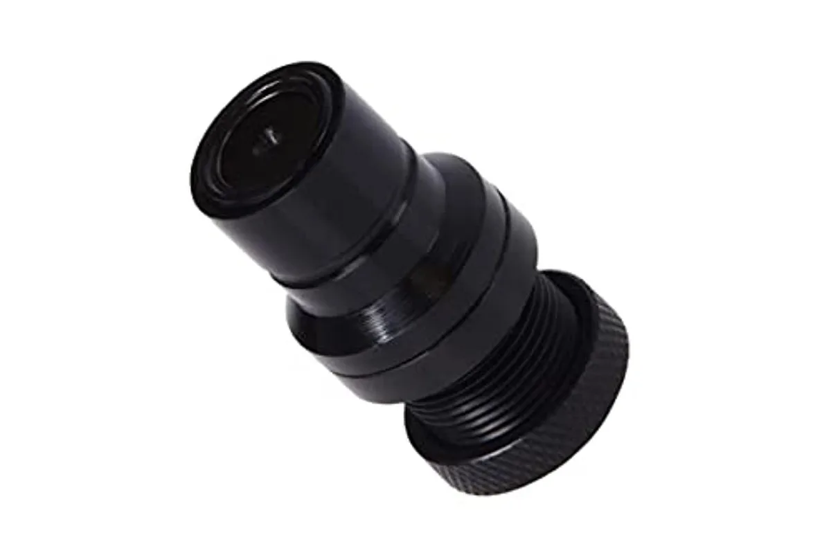 Alphacool Alphacool MBVB085VK73RB Eiszapfen Quick Coupling Male Bulkhead G1/4 Inner Thread Deep Black Fitting — product photo