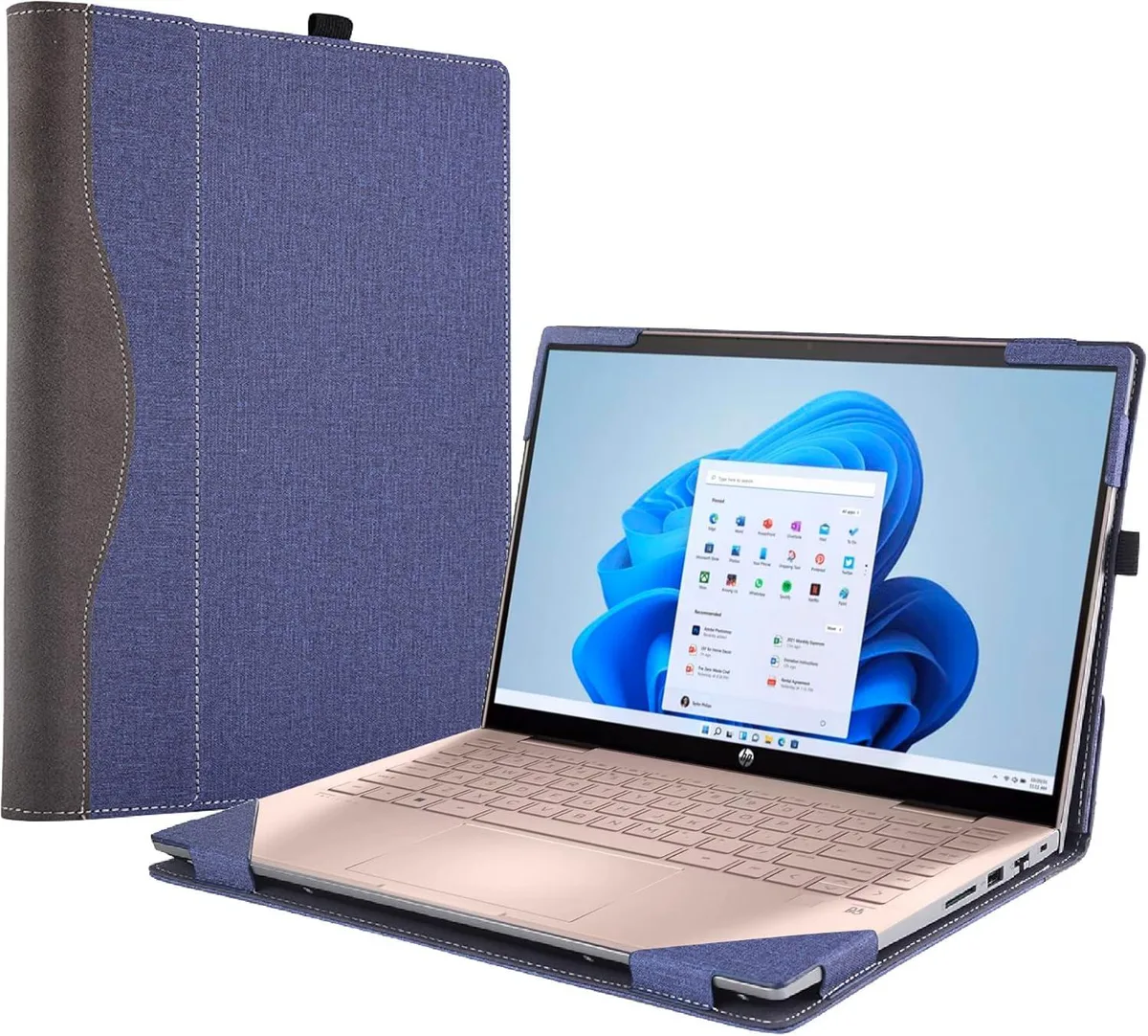 BONAEVER BONAEVER Hard Case for HP Pavilion X360 14-dy/14-ek Blue — product photo