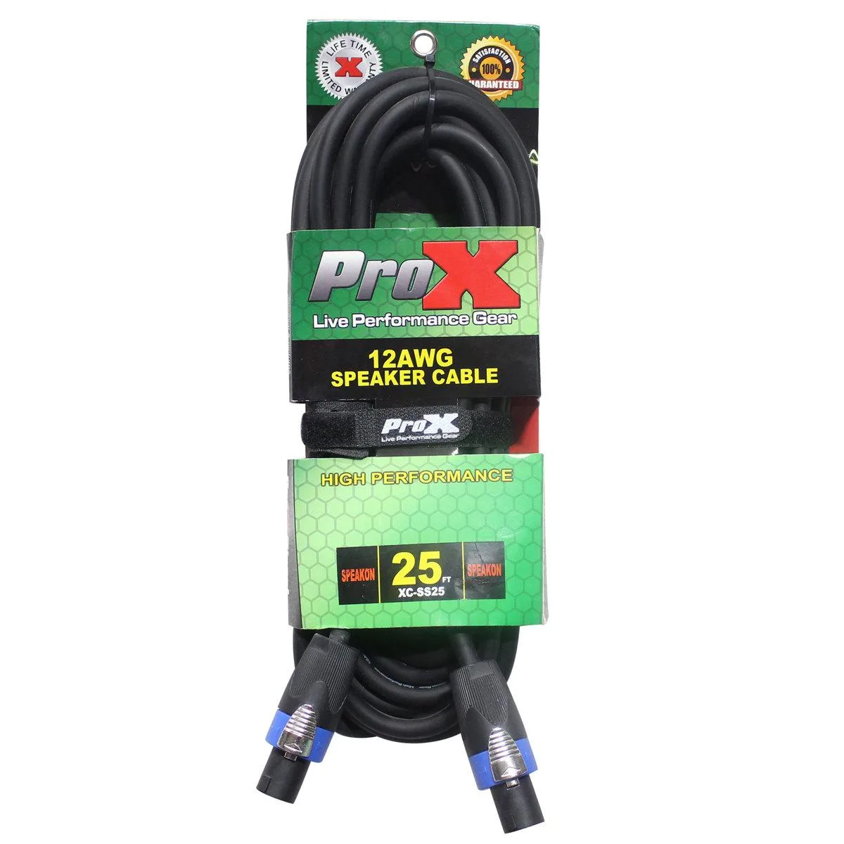ProX ProX XC-SS25 25' 12AWG SpeakOn speaker wire — product photo