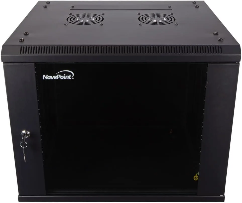 TAURKENAM TAURKENAM 9U Wall Mount Server Rack 17.7" Deep 19" 130 lbs — product photo